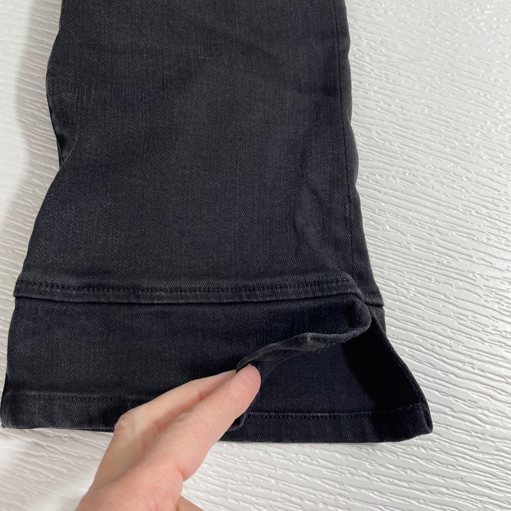 FRAME Le Crop Mini Boot Jeans Women's Faded Black Denim Size 27 Mid Rise Cropped - Picture 7 of 9